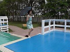 Japanese Mistress Risa Tames Her Human Garden