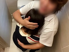Momoka's Sultry Moans in Supermarket Aisle's Hidden Intimacy